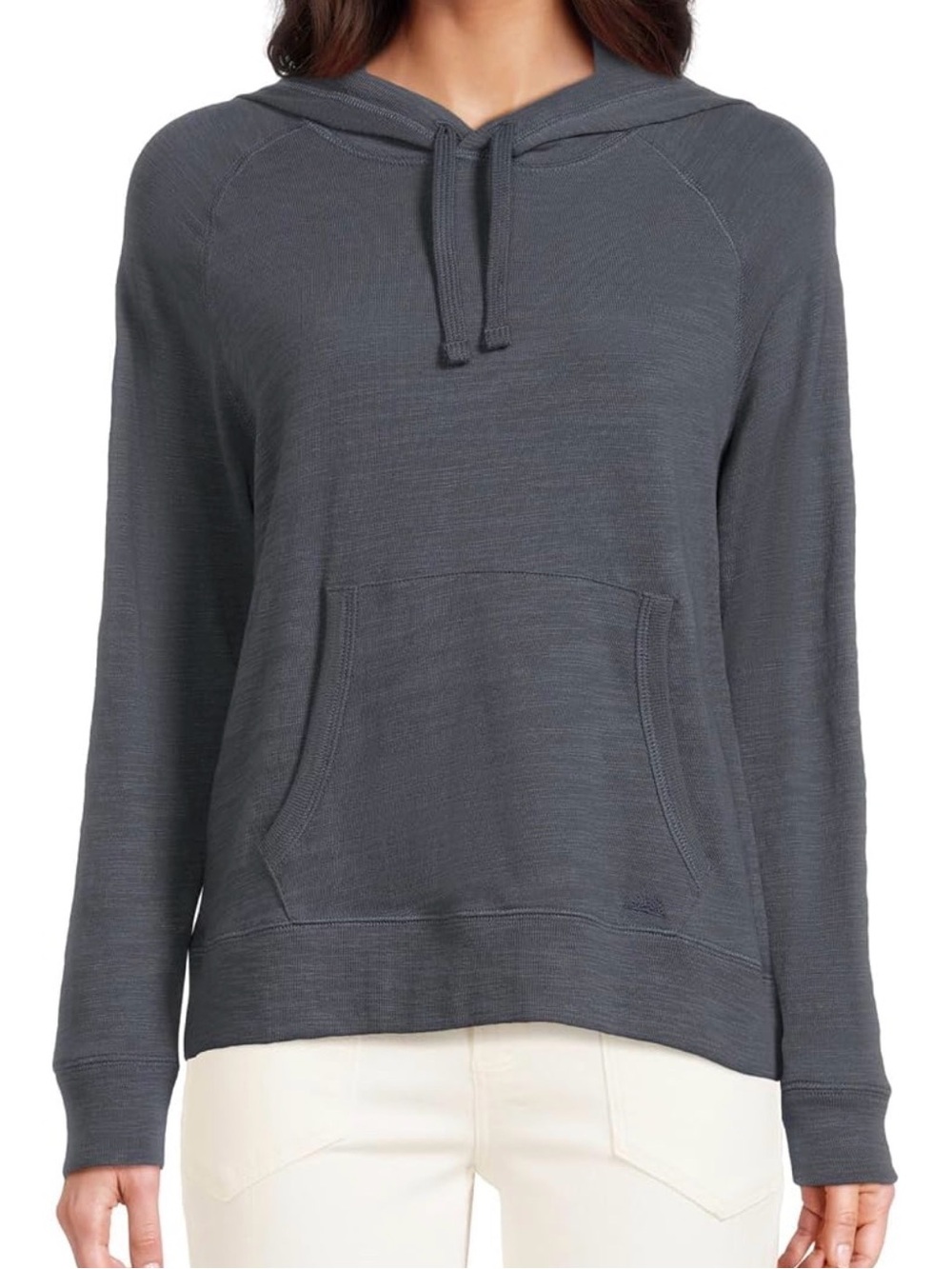 Faherty Charcoal Gray Hoodie, size S